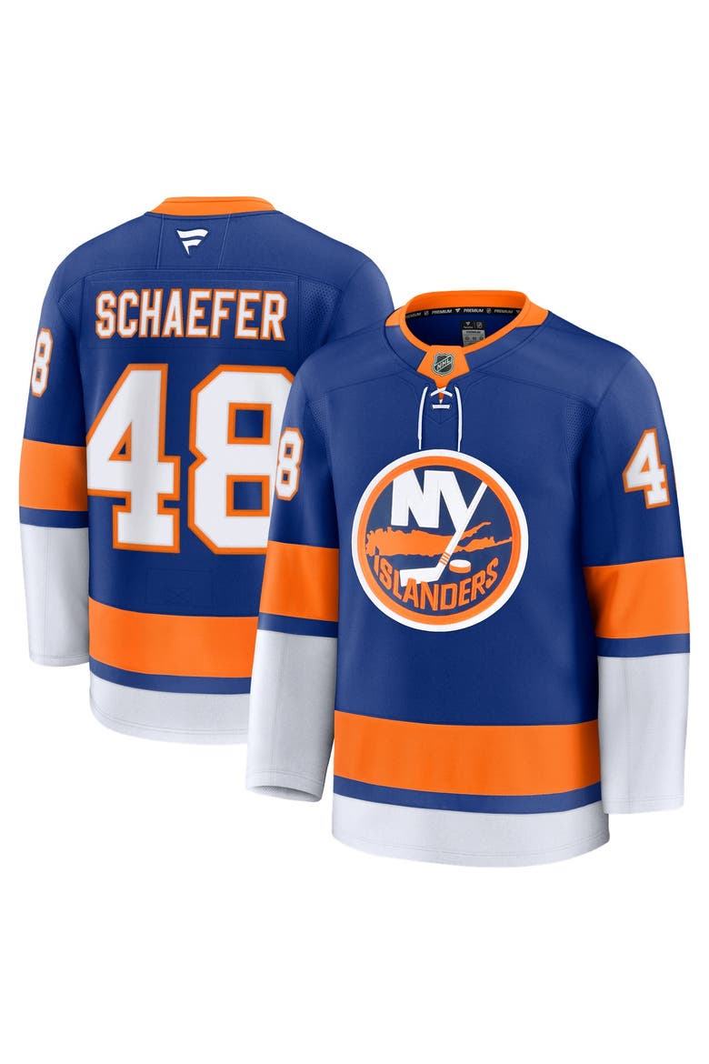 Men's Fanatics Matthew Schaefer Royal New York Islanders Home Premium Jersey, Main, color, Royal