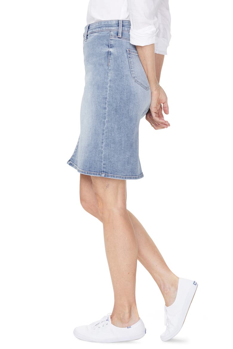 Denim Skirt, Alternate, color, BISCAYNE