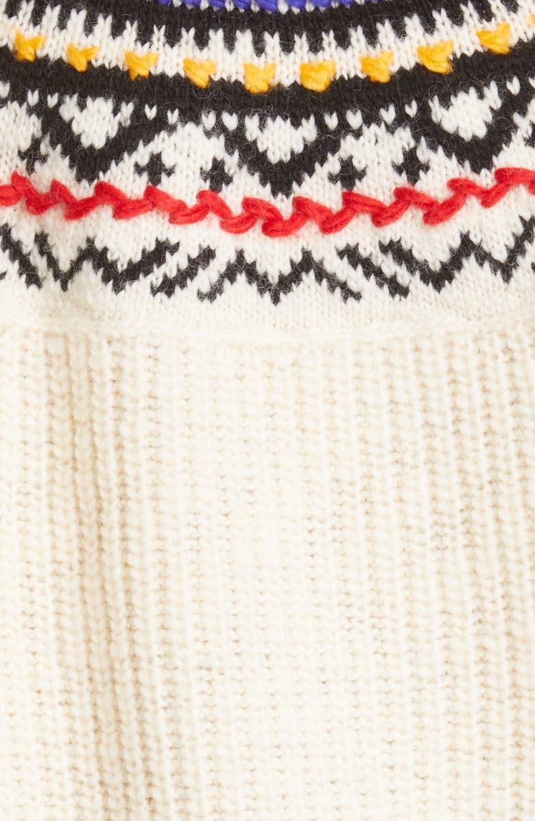 Isabel Marant Étoile Gil Fair Isle Wool Blend Sweater, Alternate, color,