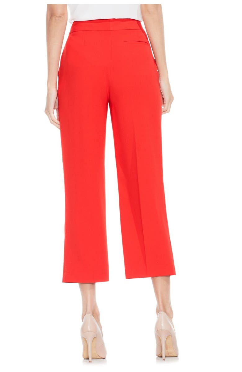 Vince Camuto Texture Base Straight Leg Crop Pants, Alternate, color, 