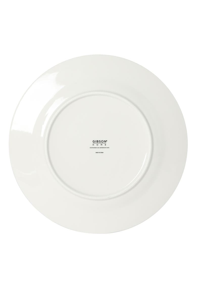 Caviara 12-Piece Beaded Rim Porcelain Dinnerware Set, Alternate, color, White