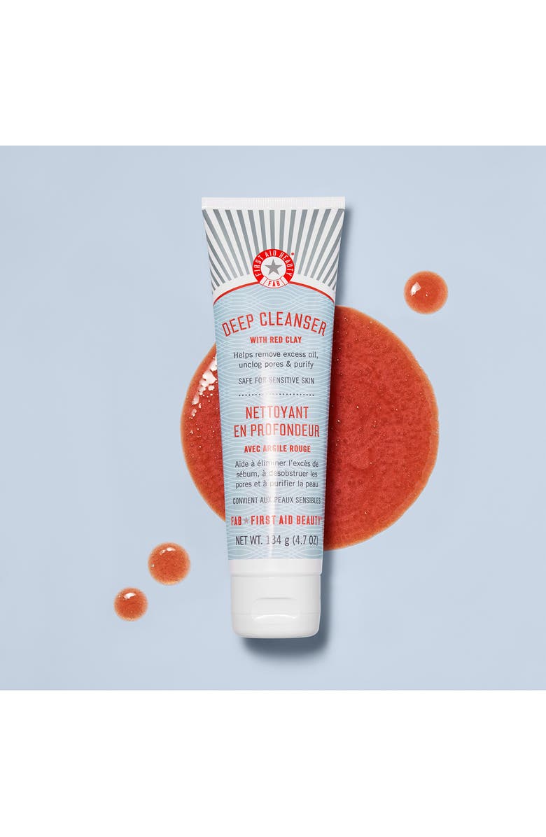 First Aid Beauty Pure Skin Deep Cleanser with Red Clay, Alternate, color,