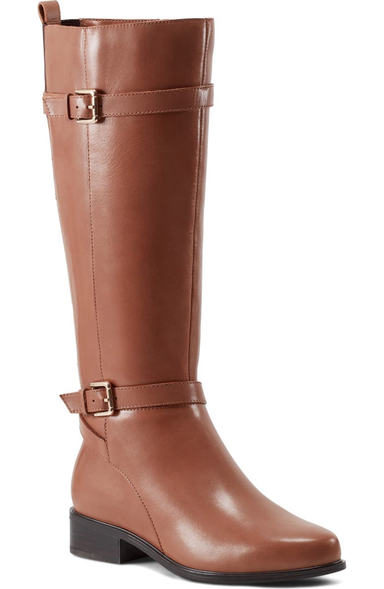 Rockport Harper Boot - Wide Calf, Main, color, Natural