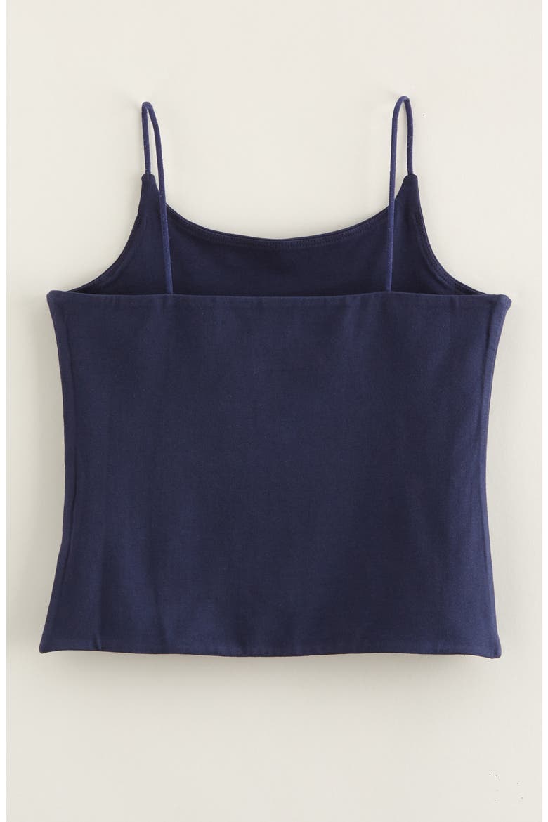 Kids' Core Cotton Camisole, Alternate, color, NAVY PEACOAT