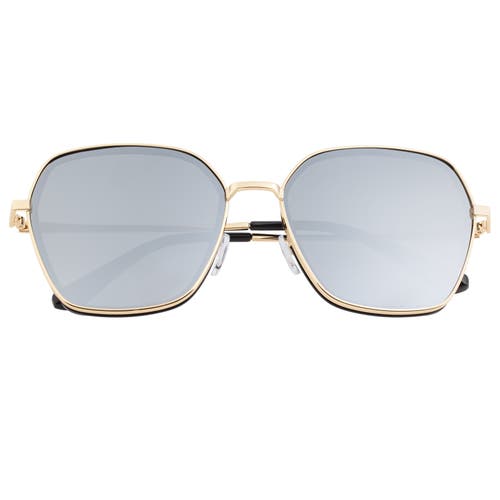 Bertha Women's Emilia 50mm Polarized Sunglasses In Gold/silver