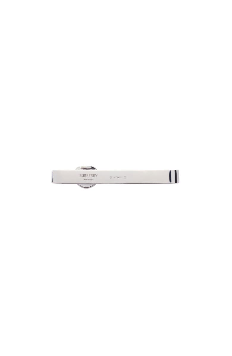 Burberry EKD Stamp Tie Bar, Alternate, color, Silver