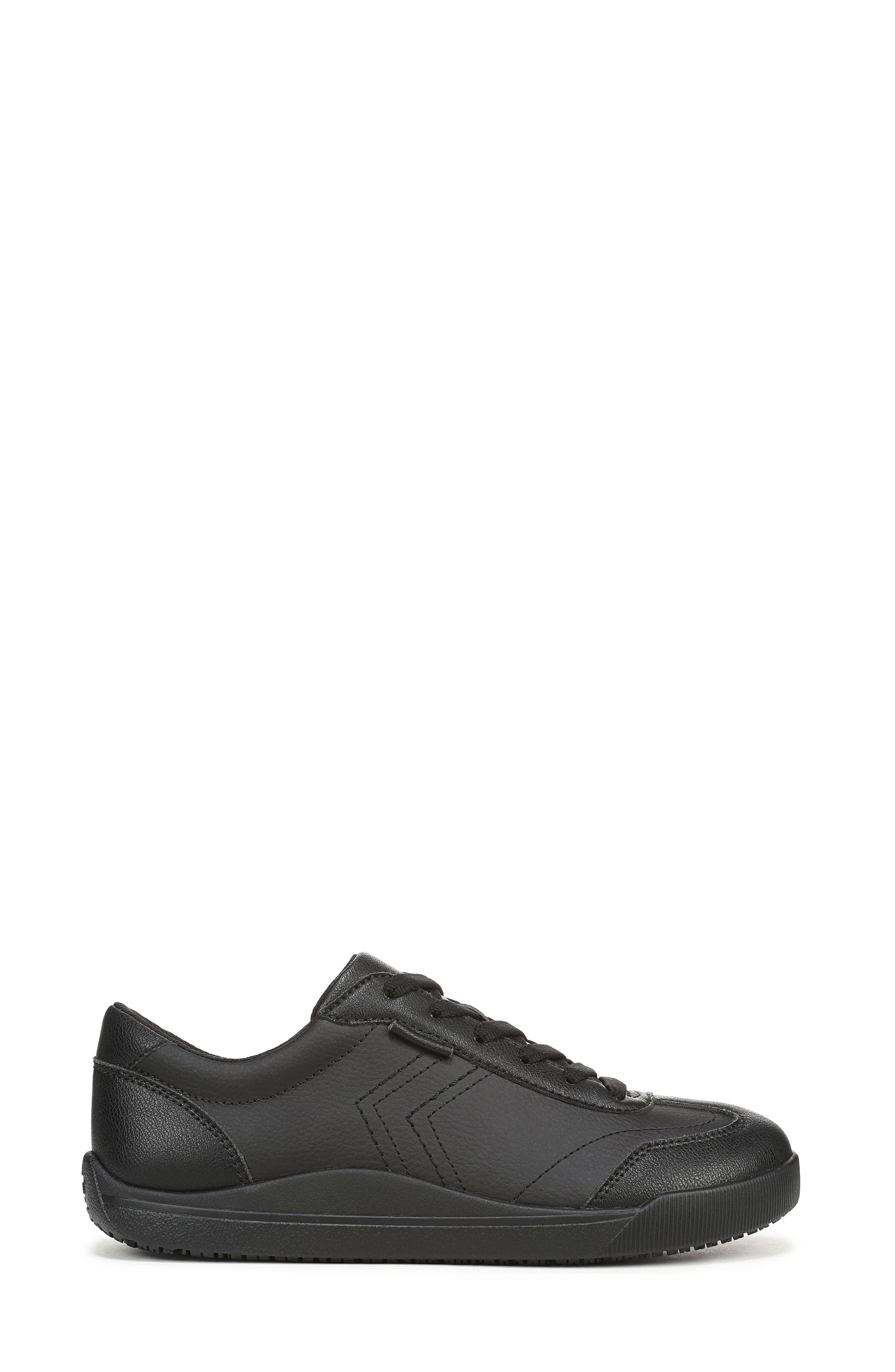 Dr. Scholl's Be True SR Leather Sneaker, Alternate, color, Black Leather