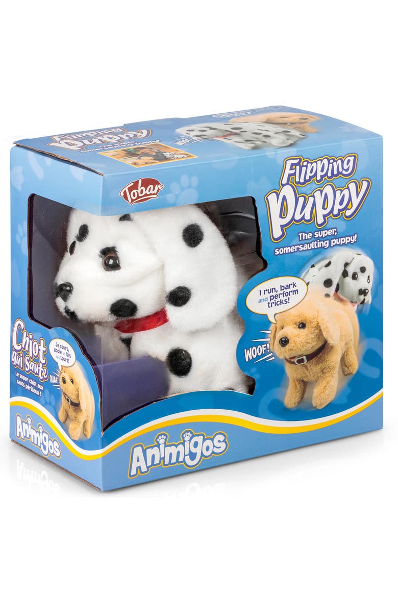 Animigos Flipping Dalmatian Puppy Interactive Toy, Alternate, color, Multicolored