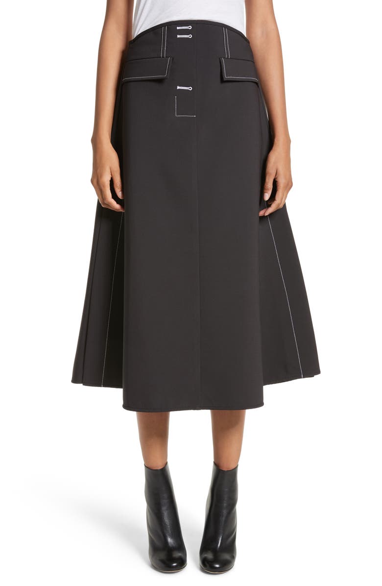 Ellery Eunice A-Line Skirt, Main, color, 