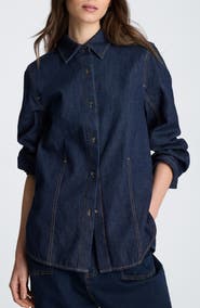 Kenneth Cole Contrast Stitch Button Down Shirt