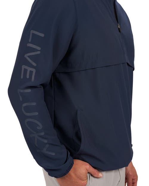 Black Clover Player Quarter Zip In Blue