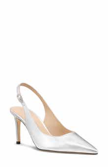 Power Pointed Toe Slingback Pump