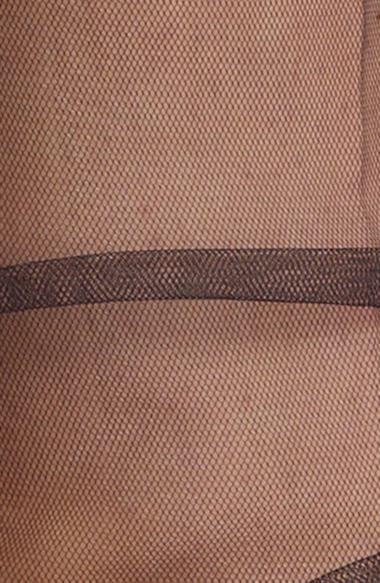 HIGH HEEL JUNGLE Lace & Tulle Slouchy Socks, Alternate, color, Black