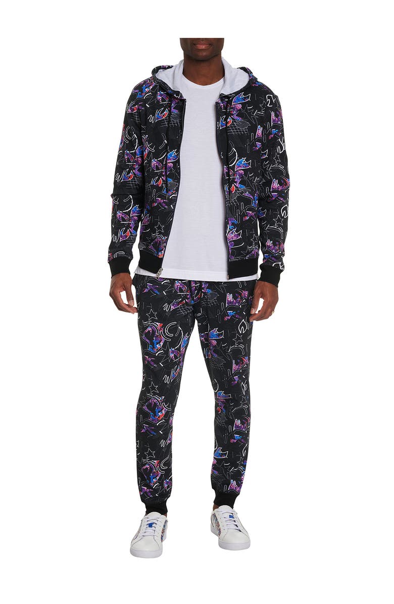 Robert Graham Gamma Rays Zip Hoodie, Alternate, color, 