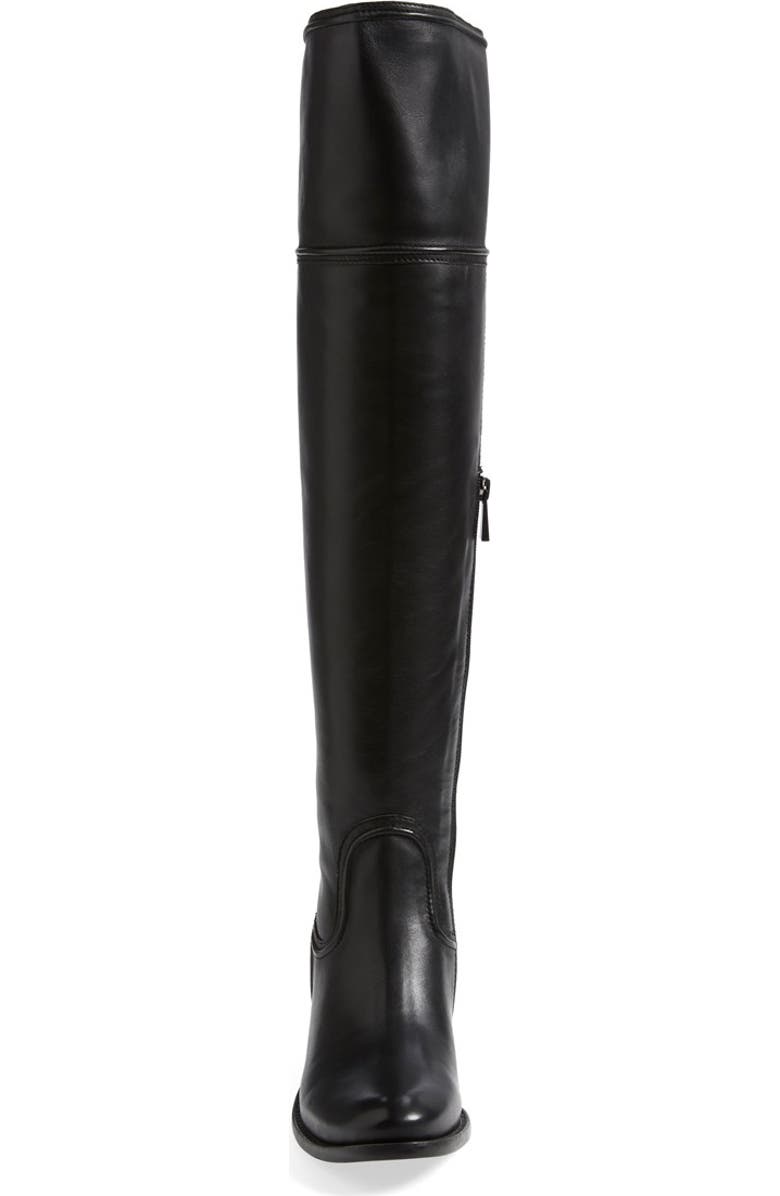 Vince Camuto 'Baldwin' Over the Knee Leather Boot, Alternate, color,
