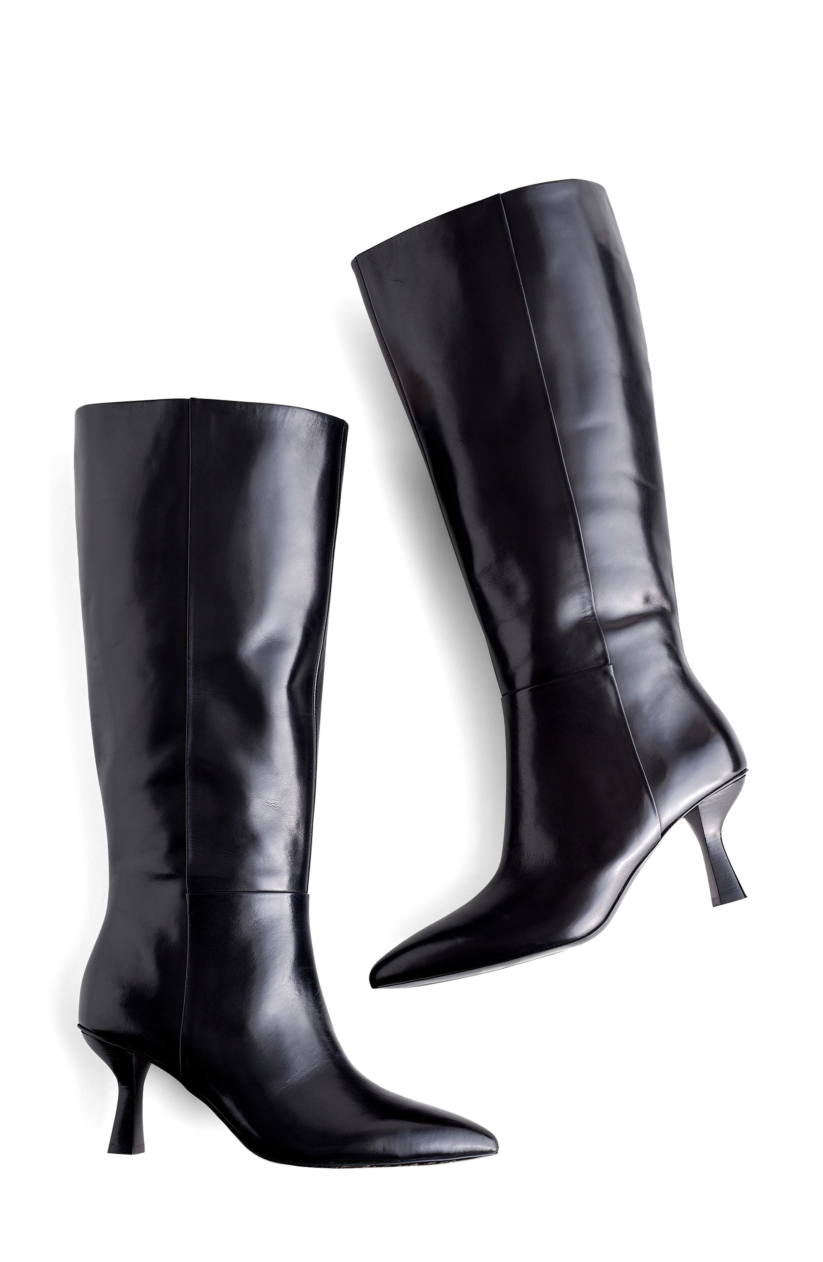 Madewell Justine Boot, Alternate, color, True Black