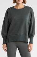 Z by Zella Wind Down Terry Volume Crewneck Sweatshirt