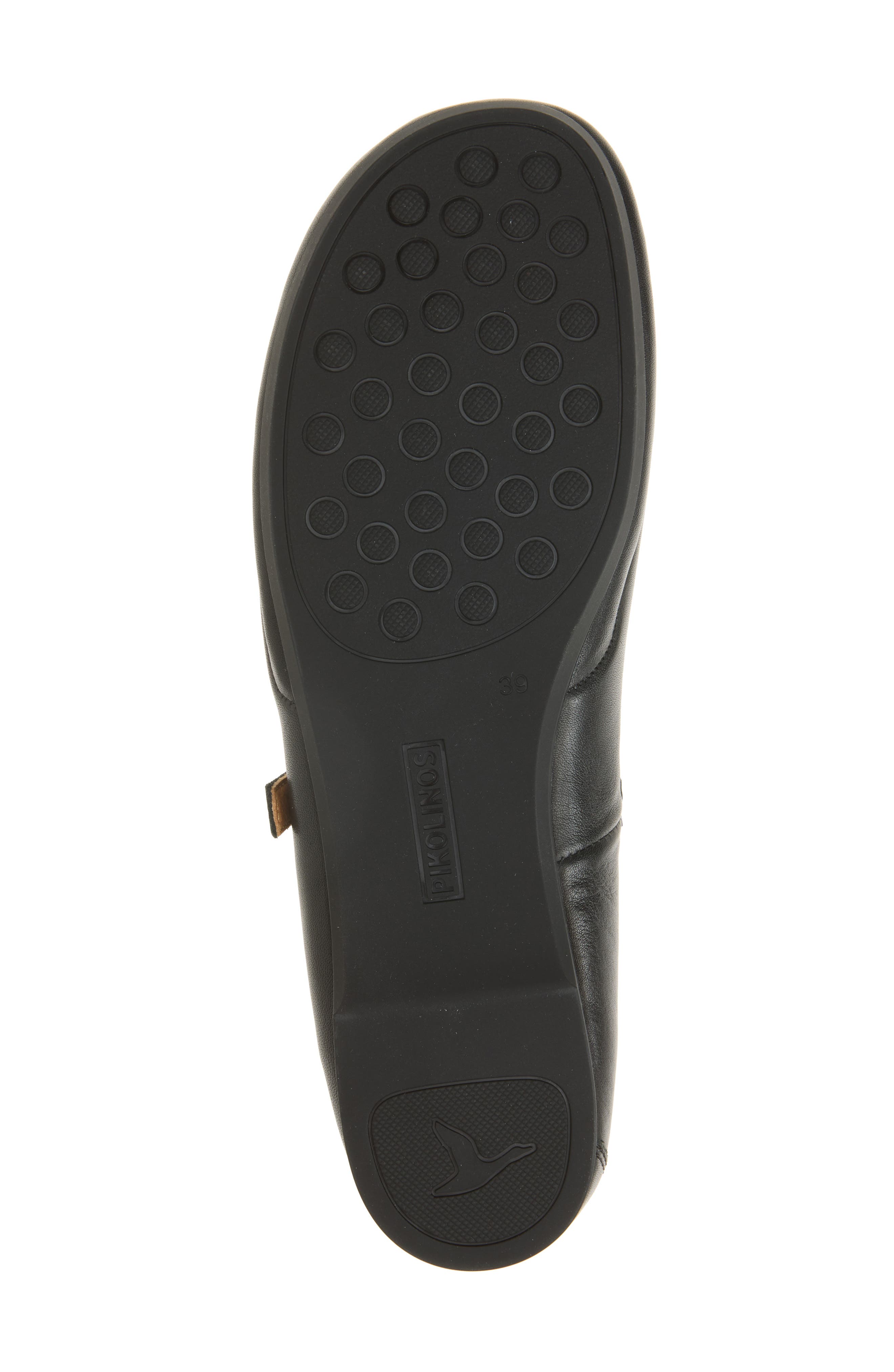 Carmona Mary Jane Flat, Alternate, color, BLACK