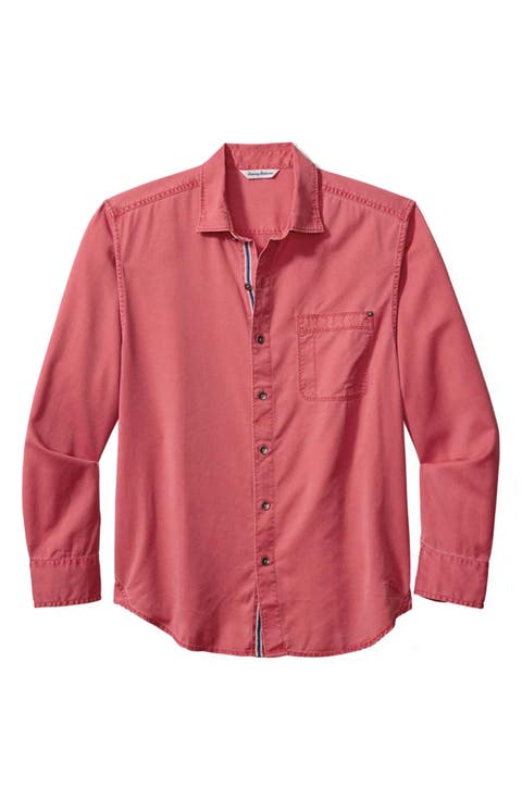 Tahitian Twill Button-Up Shirt
