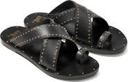 Beek Curlew Studded Crossover Strap Slide Sandal