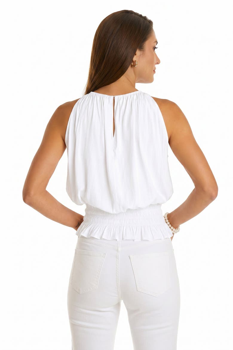 Betsy Halter Top, Alternate, color, White