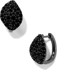 Nadri Rocco Pav Hoop Earrings