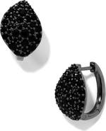 Nadri Rocco Pav Hoop Earrings
