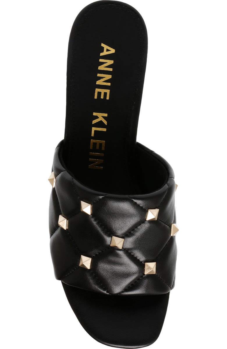 Anne Klein Kitay Quilted Kitten Heel Sandal, Alternate, color,