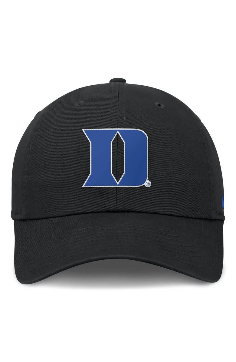 Nike Men's Nike Black Duke Blue Devils Club Adjustable Hat, Alternate, color, 