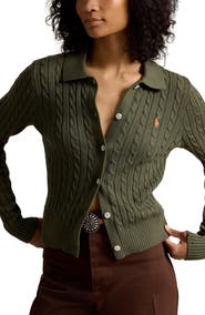 Polo Ralph Lauren Cable Knit Cotton Cardigan