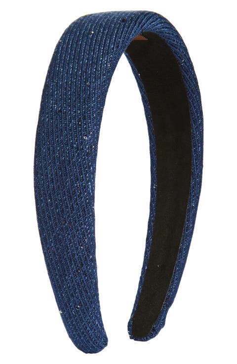 Padded Denim Headband