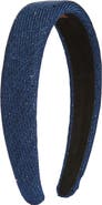 Tasha Padded Denim Headband