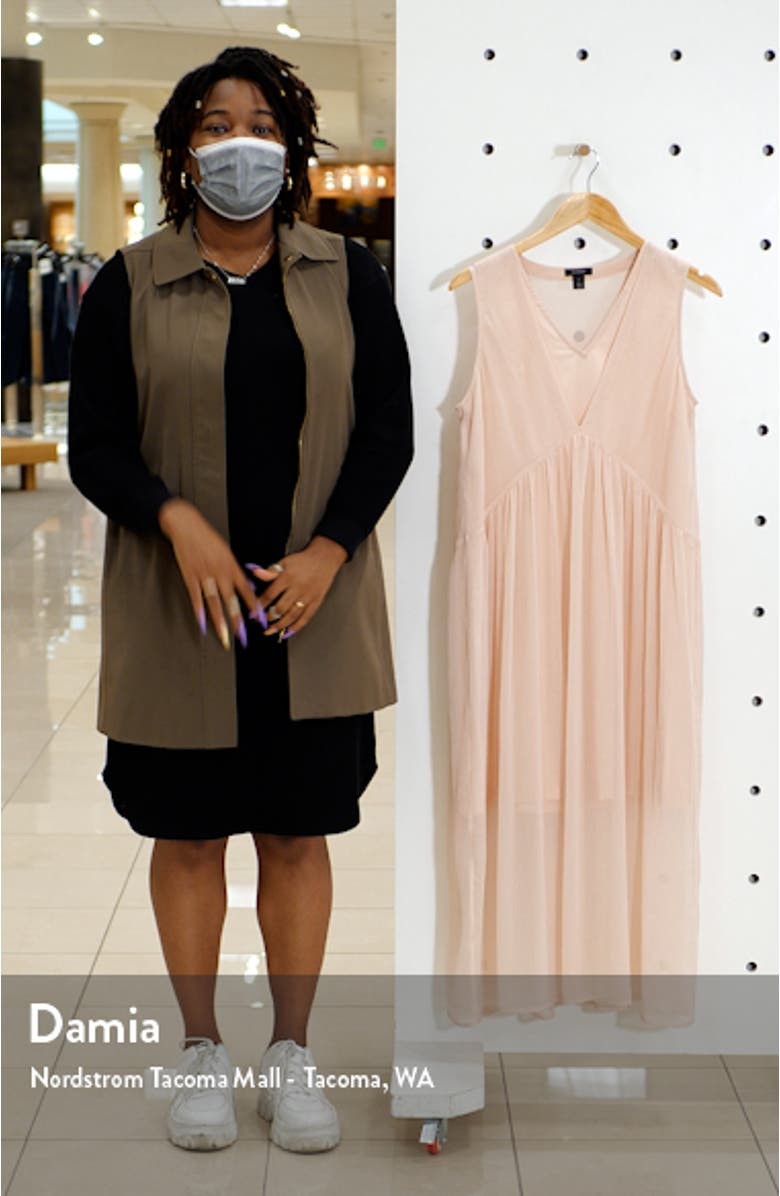 Double V Layered Chiffon Dress, sales video thumbnail