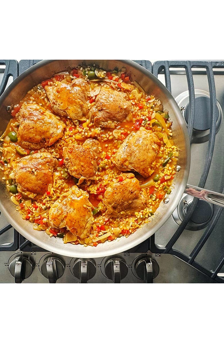 All-Clad D3 Fry Pan With Lid, Alternate, color, 