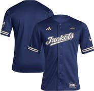 adidas Men's adidas Navy Georgia Tech Yellow Jackets Reverse Retro Replica Baseball Jersey