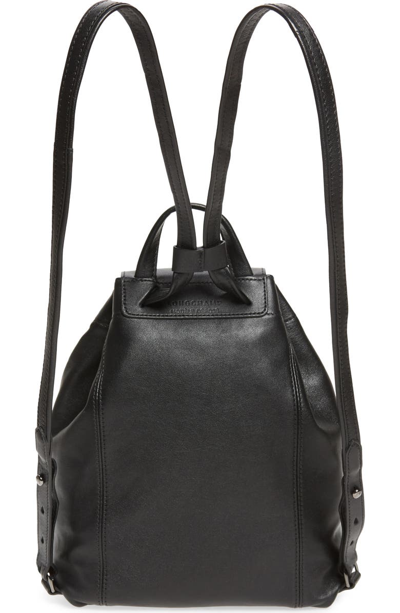 Longchamp Le Pliage Leather Backpack, Alternate, color,