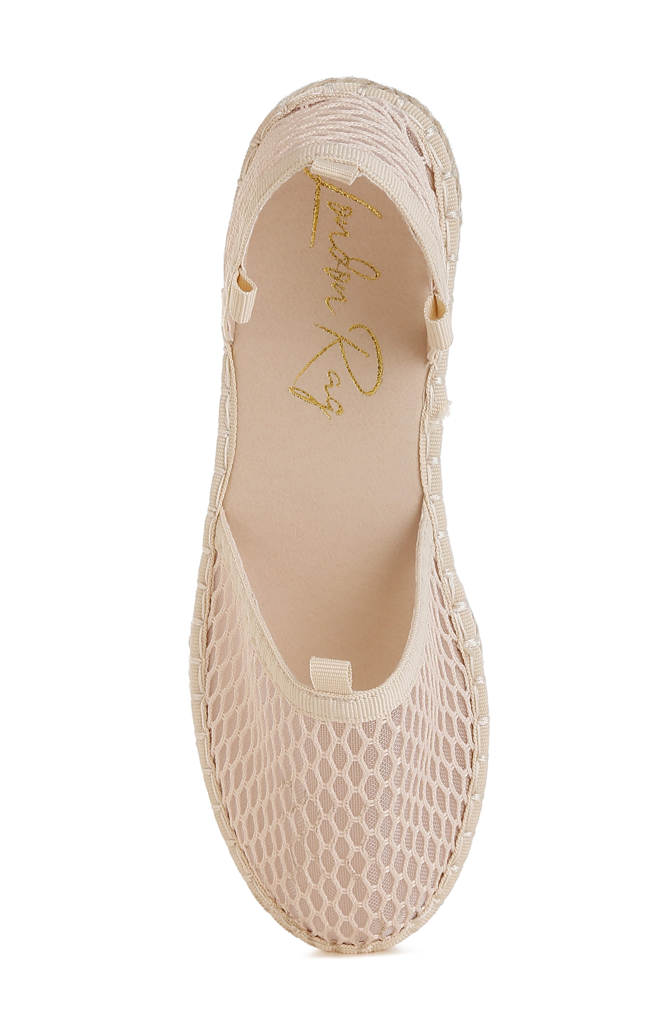 Sonara Ankle Wrap Espadrille Flat, Alternate, color, BEIGE