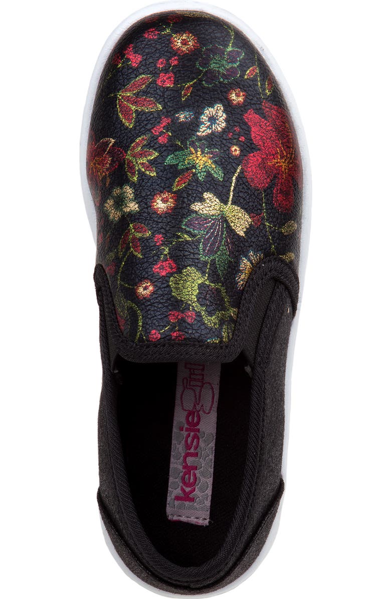 Kensie Girl Floral Slip-On Sneaker, Alternate, color,