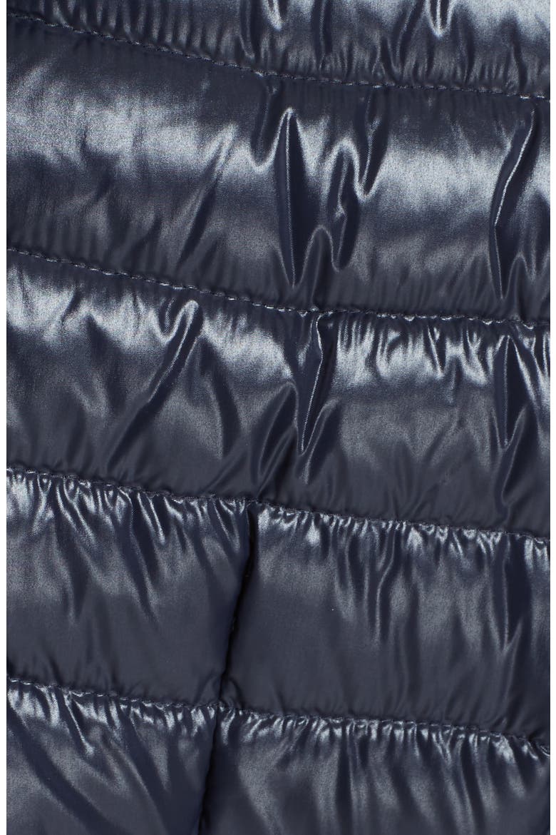 Faucon Quilted Down Coat, Alternate, color, NAVY