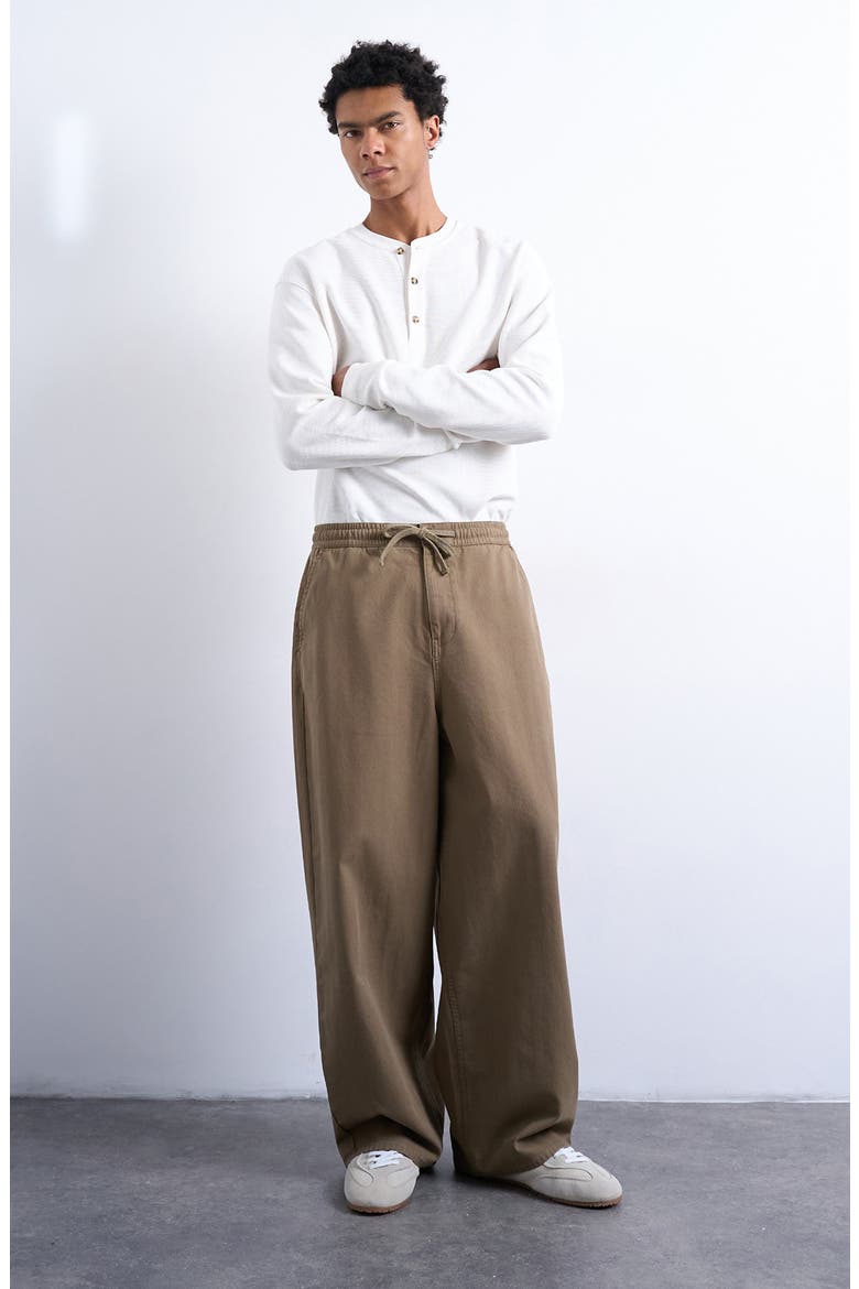 Herringbone Pants, Alternate, color, KHAKI