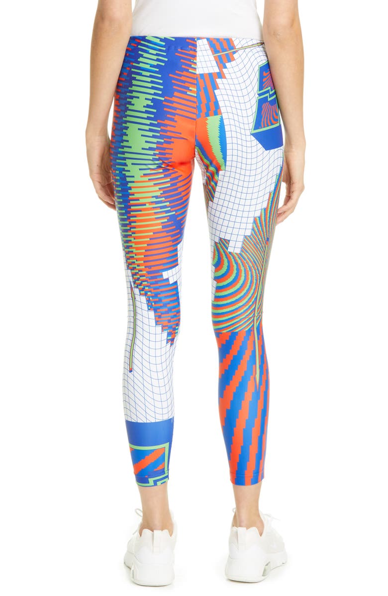 Junya Watanabe Print High Waist Ankle Leggings, Alternate, color,