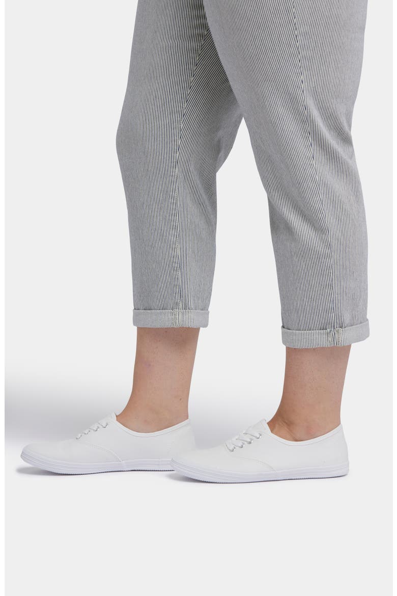 Chloe Cuff Capri Jeans, Alternate, color, LUARCA STRIPE