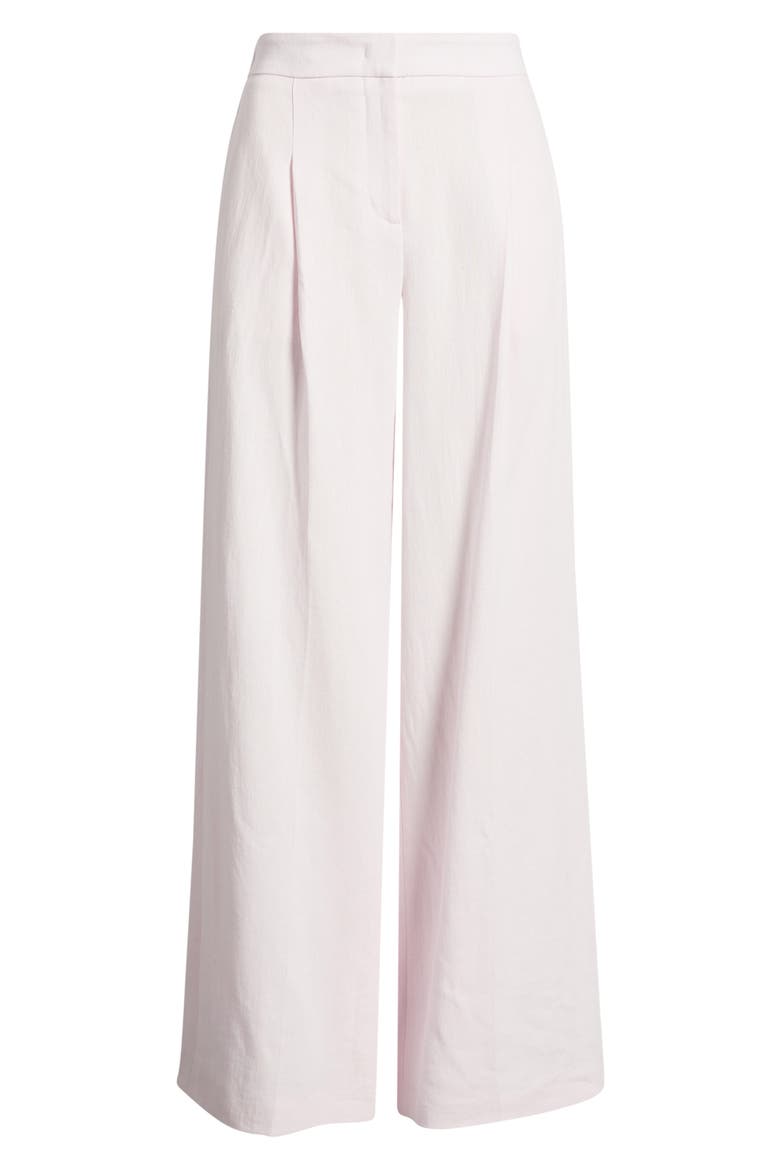Tiana Pleated Wide Leg Pants, Alternate, color, OCEAN ROSE