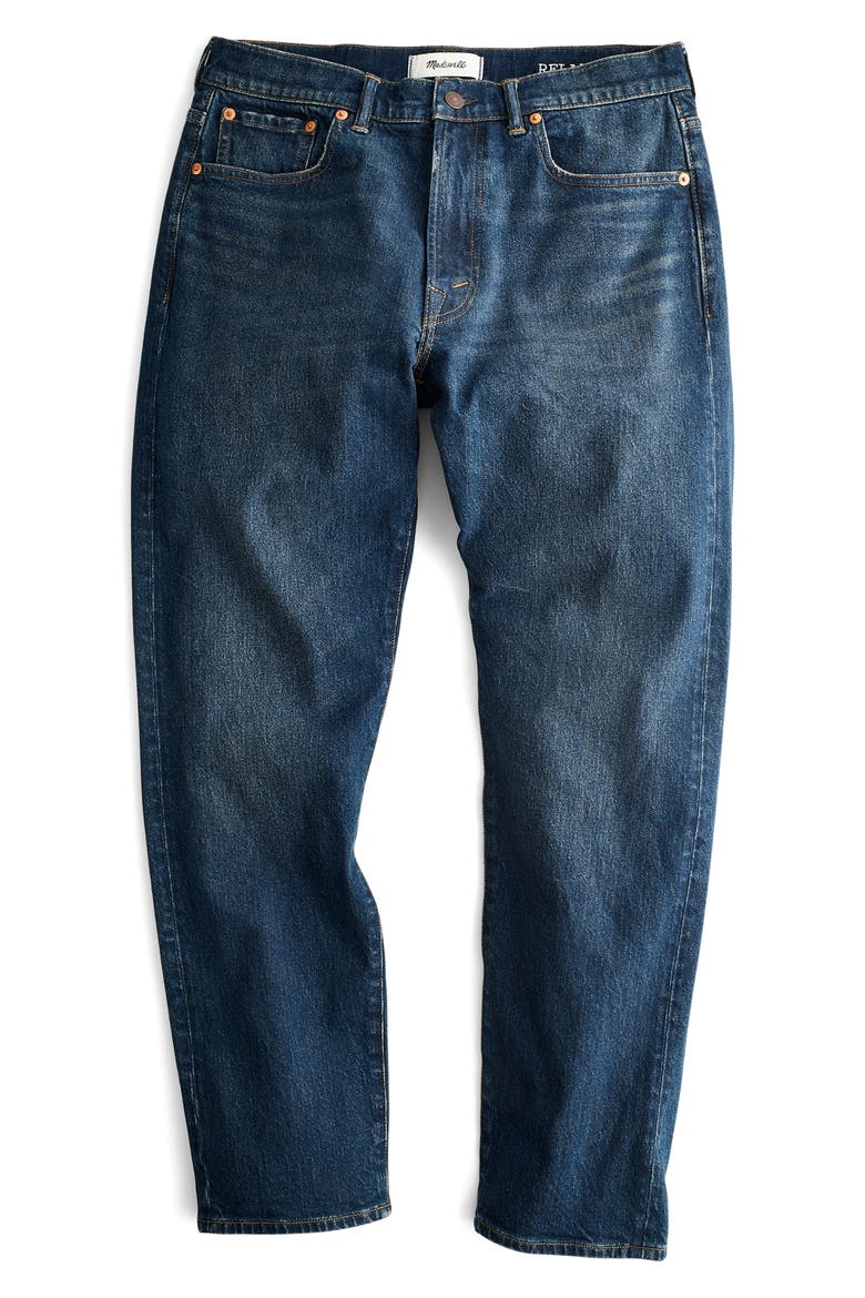 Relaxed Taper Jeans, Alternate, color, BRINMONT