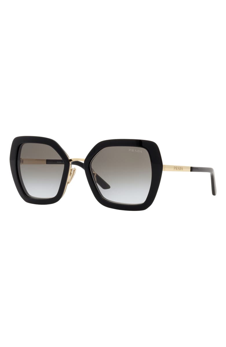Prada Pillow 53mm Sunglasses, Alternate, color, 