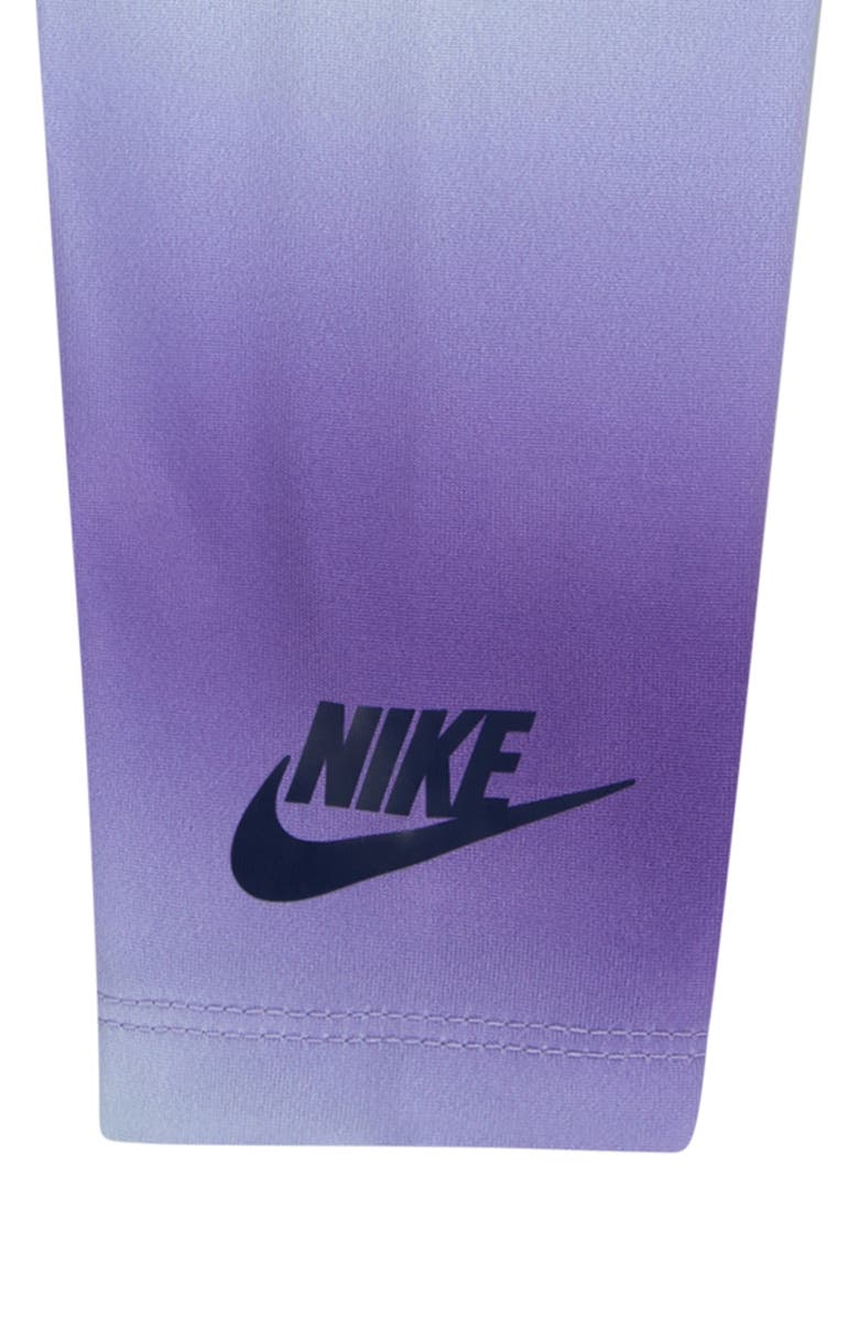 Nike Kids' Long Sleeve Graphic T-Shirt & Leggings Set, Alternate, color, Black Raspberry