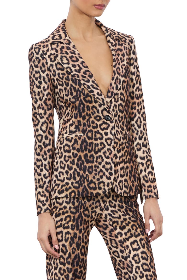 Macey Fitted Notch Collar Blazer, Alternate, color, CATWALK