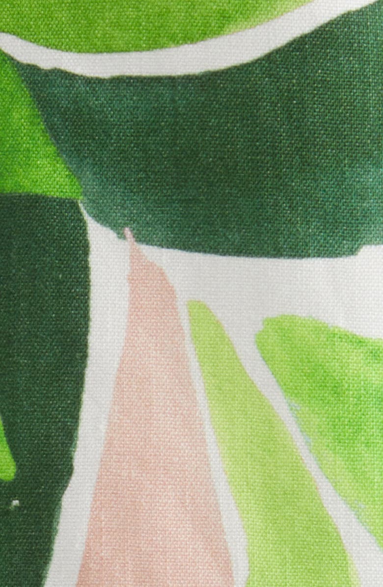 Milly Nile Floral Fit & Flare Linen Blend Dress, Alternate, color,