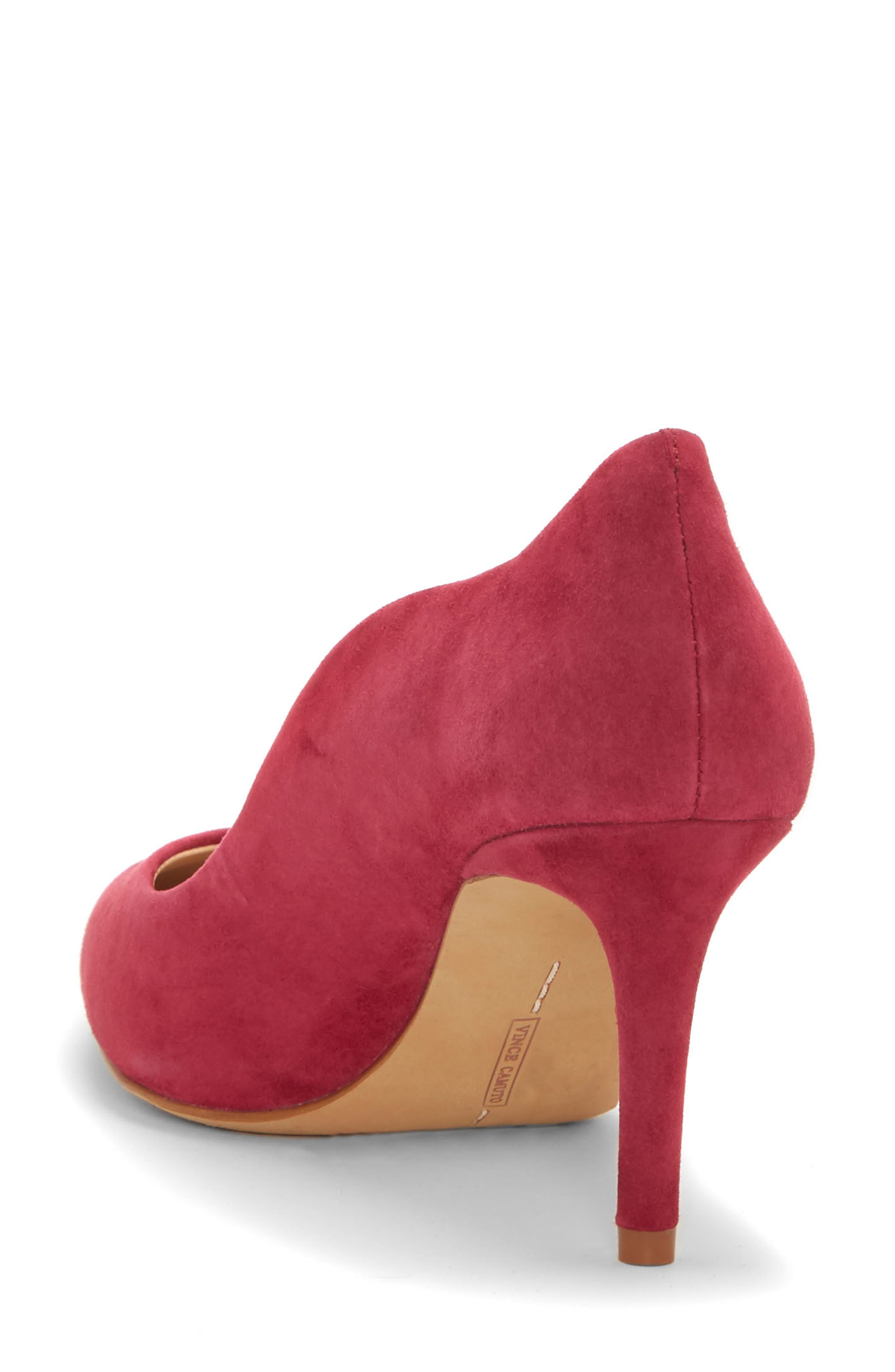 Jaynita Pointy Toe Pump, Alternate, color, SWEET BERRY SUEDE