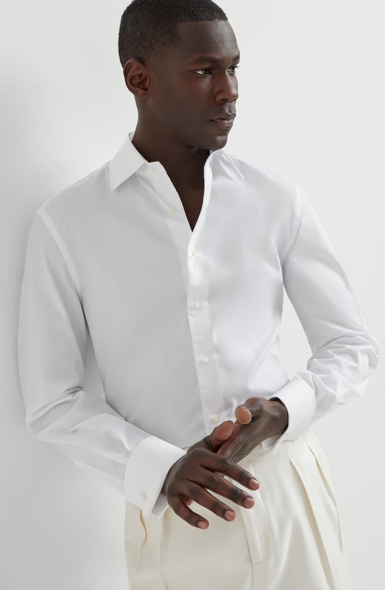 Brunello Cucinelli Tuxedo shirt, Alternate, color, 